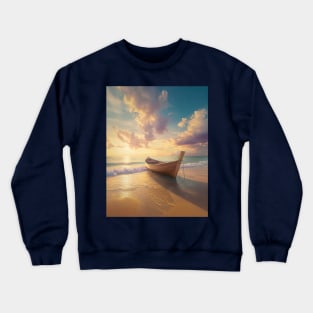 summer boat Crewneck Sweatshirt